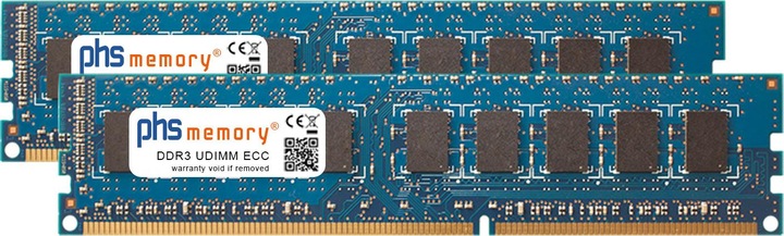 Actual product image PHS-memory RAM suitable for Netgear ReadyNAS RN 31843E (Netgear ReadyNAS RN 31843E, 2 x 4GB)
