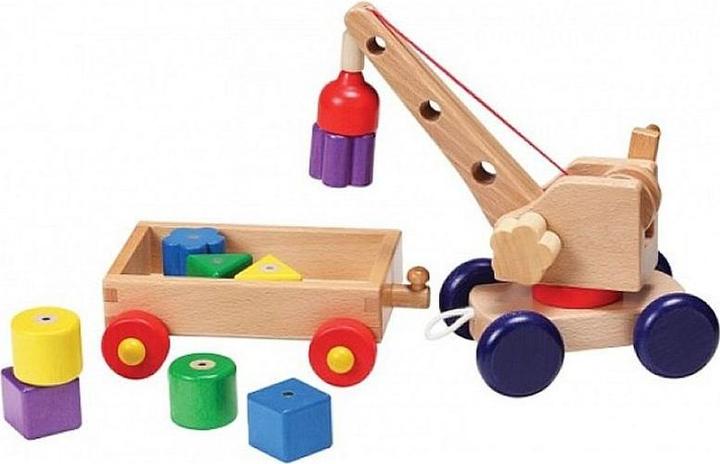 Spielba Gru magnetica con blocchi di costruzione