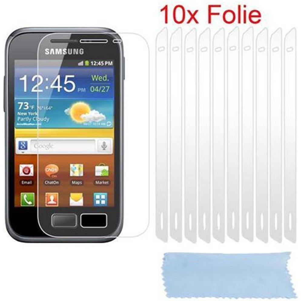 Cadorabo 10x Schutzfolie (1 Stück, Samsung Galaxy Ace 2), Smartphone Schutzfolie, Weiss