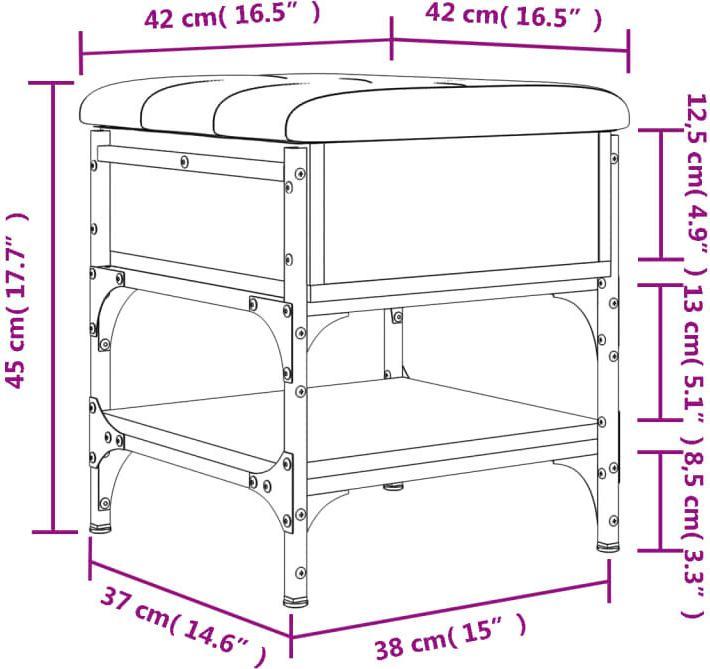 Produktbild vidaXL Serena (42 x 42 x 45 cm)