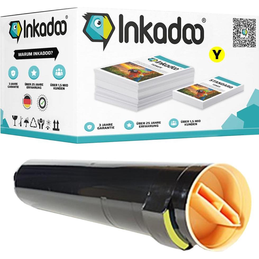 Thumbnail - Inkadoo, Toner, Kompatibel Toner für Xerox Phaser 7760 DN (Y)