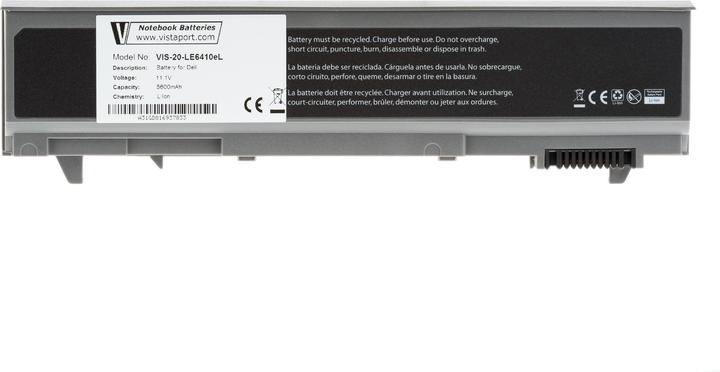 Actual product image Vistaport Notebook Batteries for Dell (6 cubicles, 5600 mAh)