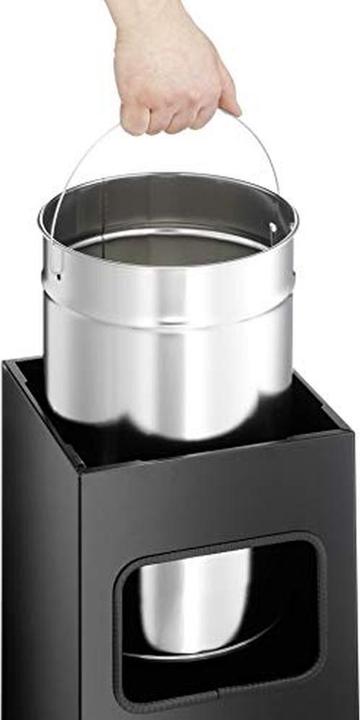 Immagine prodotto Durable Cestino per rifiuti con posacenere 17 l, antracite (19 l)