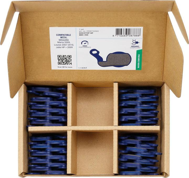 Produktbild BBB Discbelag Magura f. Louise 07-08/ (Magura, Organisch (Resin))