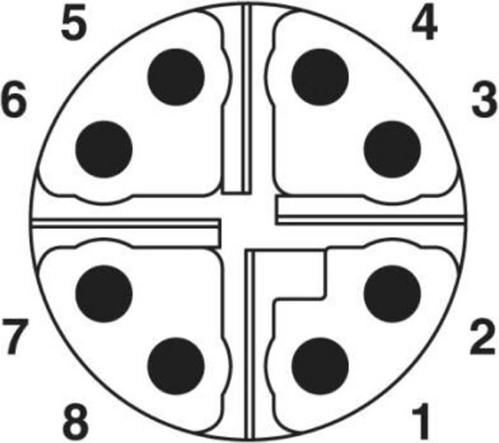 Immagine prodotto Phoenix Contact M12 SPEEDCON, X-coded,8W, Ethernet CAT6A