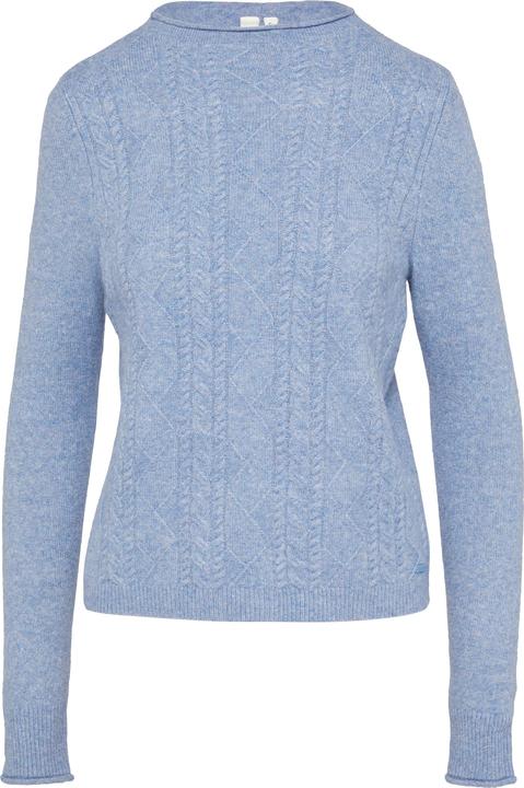 Produktbild s.Oliver Strickpullover Flauschiger Pullover mit Zopfmuster (XXL)