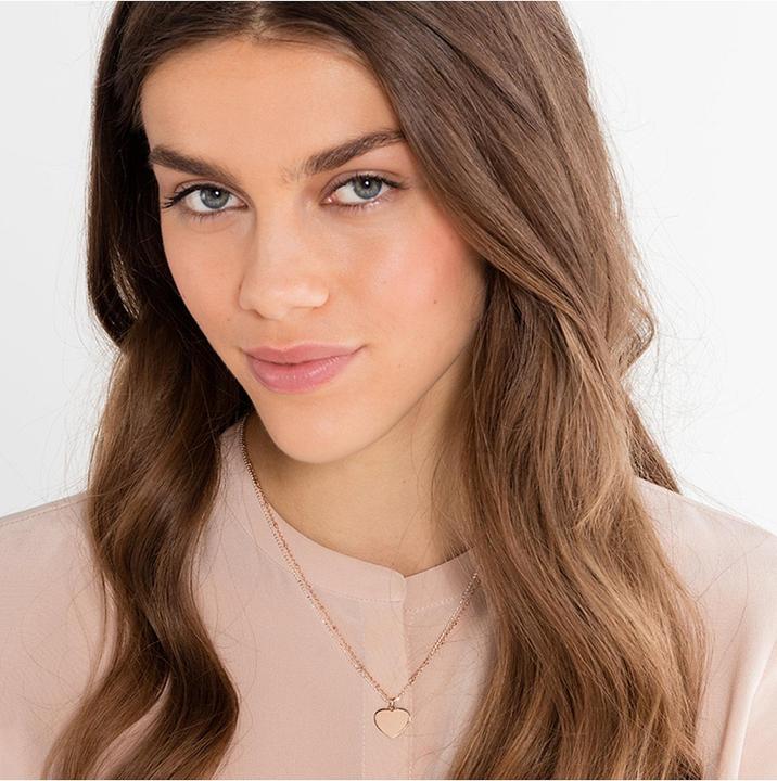 Produktbild Thomas Sabo Kette Herz (925er Silber, 750er Roségold Vergoldung, 40 cm)