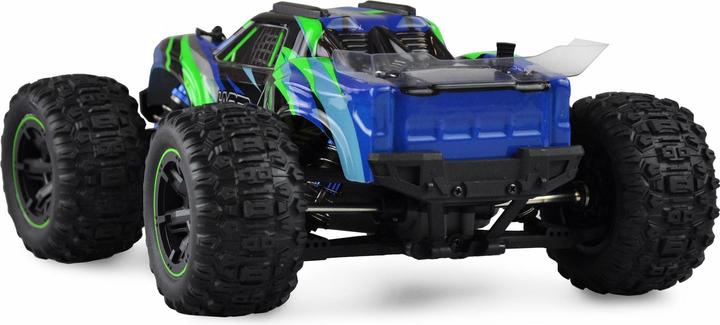 Image du produit Amewi HYPER GO TRUGGY BRUSHED 4WD 1:16 RTR BLEU/VERT (RTR Prêt à fonctionner)
