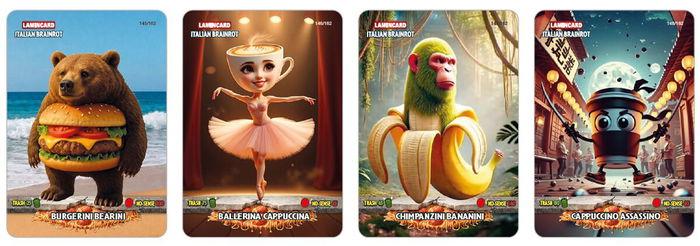 Italian Brainrot Collectible Cards 5 Pack (wave 3) - display with 24 (Italian, Booster display, Booster Pack)