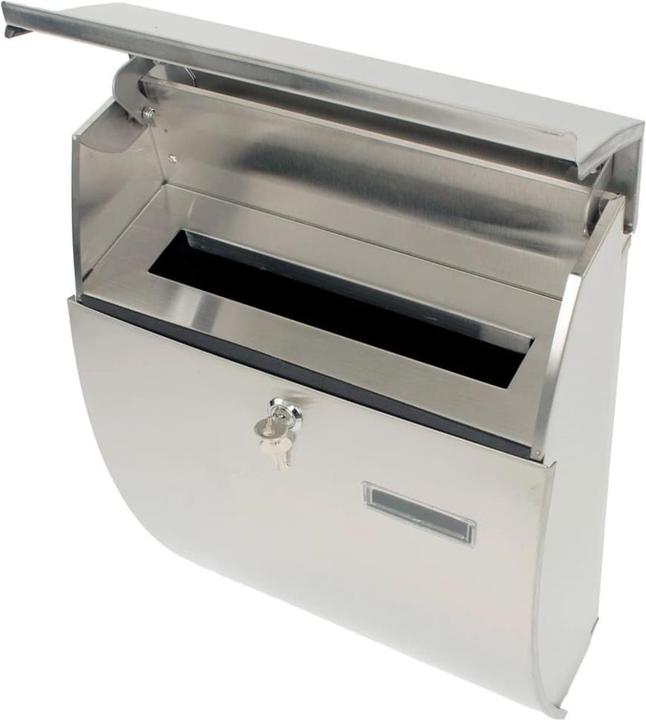 Produktbild ReinigungsBerater Wandbriefkasten Tian matt Edelstahl Eleganter Design Briefkasten aus Edelstahl