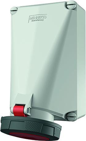 Actual product image Mennekes MEN 139 Socket 125A 4p 400V 6h IP67