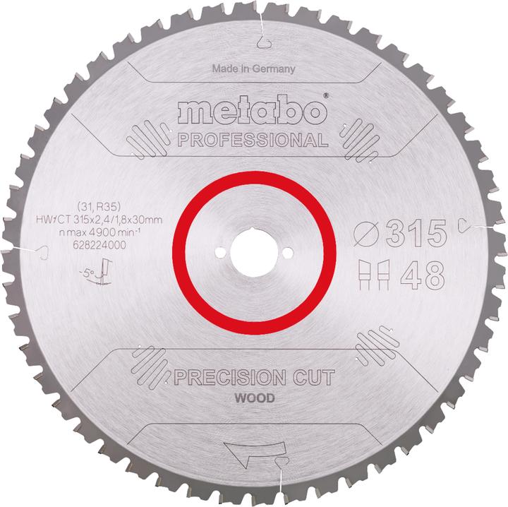 Immagine prodotto Metabo Legno tagliato con precisione - Professionale