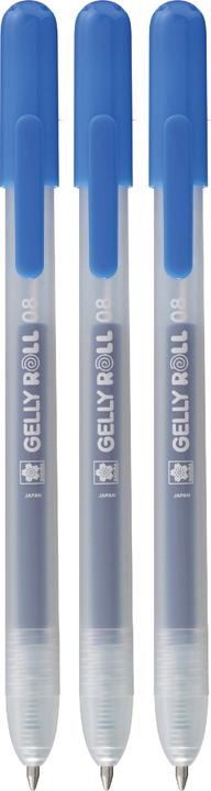 Productafbeelding Sakura Gelly Roll Retractable Classic Gelschreiber transparent 0,4 mm, Schreibfarbe: blau, 3 St. (Blauw, 3x)