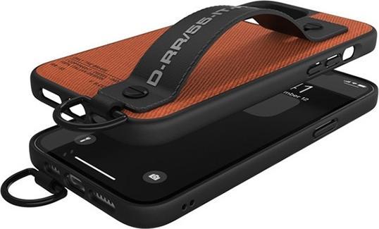 Image du produit Diesel Handstrap Case Utility Twill iPhone 12/12 Pro czarno-pomarańczowy/black-orange 44288 (Apple iPhone 12)