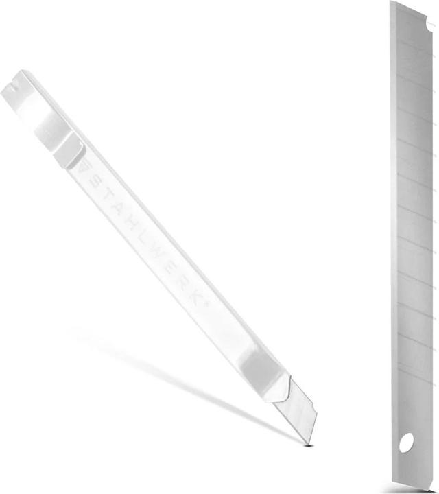 Image du produit Stahlwerk Lames 9 mm pour cutters par lot de 200 Lames sécables (Lame de rechange)