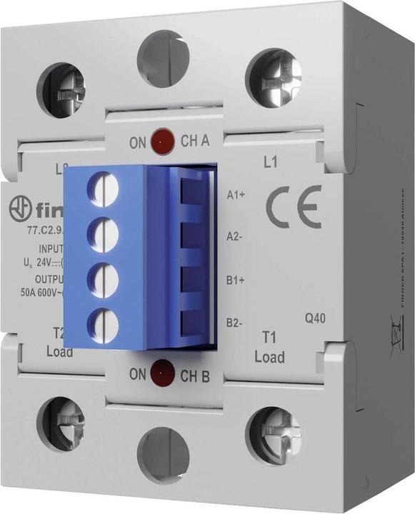 Produktbild Finder Halbleiterrelais 77A290248671 25 A Schaltspannung (max.): 660 V/AC Moment