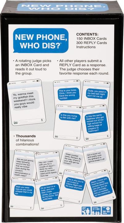 Actual product image Martinex New Phone Who Dis? (English) (40862311) (English, 3 - 20 Players)