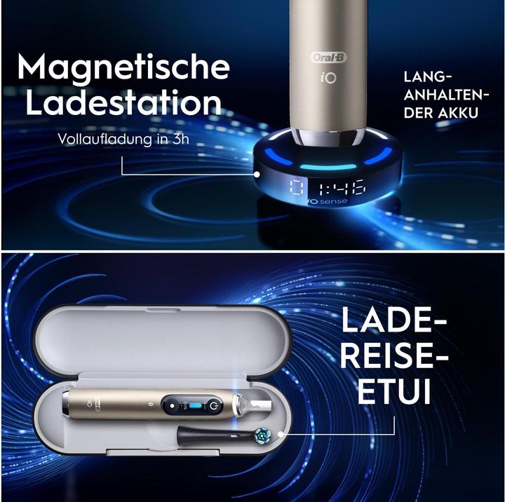 Actual product image Oral-B iO Series 10 Lunar Gold Special Edition Elektrische Zahnbürste (Oscillating toothbrush)