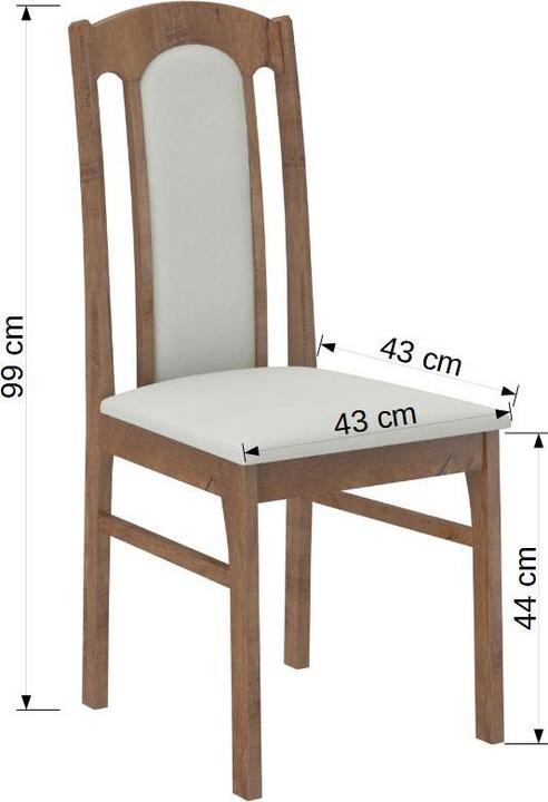 Produktbild ADRK Furniture Holzstuhl K1