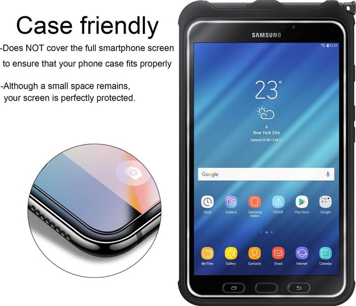 Image du produit Cadorabo 3x Film de protection pour Samsung Galaxy Tab Active 3er Pack Tempered Tablet (3 pièce(s), Onglet Galaxy Active)