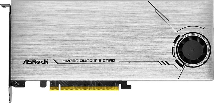 Actual product image AsRock Hyper Quad M.2 Card