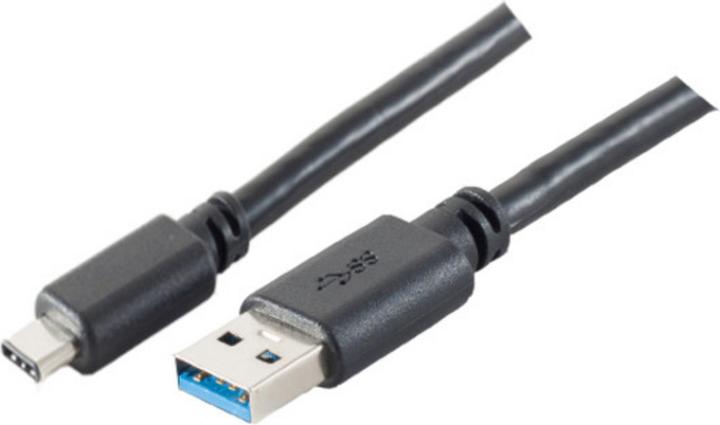 Productafbeelding Shiverpeaks USB-kabel type 3.1 C-ST naar type 3.0 A-ST zwart 1,0m (1 m, USB 3.2 Gen 1)