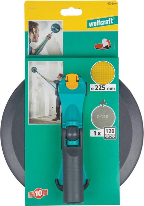 Productafbeelding wolfcraft 1 Cilindrische schuurset gips sk. 3 st. Ø225mm (120)
