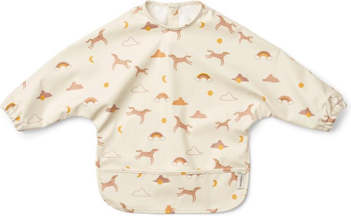 Actual product image Liewood Lätzchen Merle mit Aermel Dream Ecru