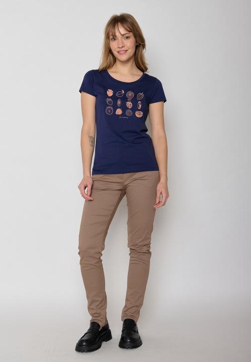 Actual product image Greenbomb Women's Bike Strawberry Loves T-Shirt (XS)