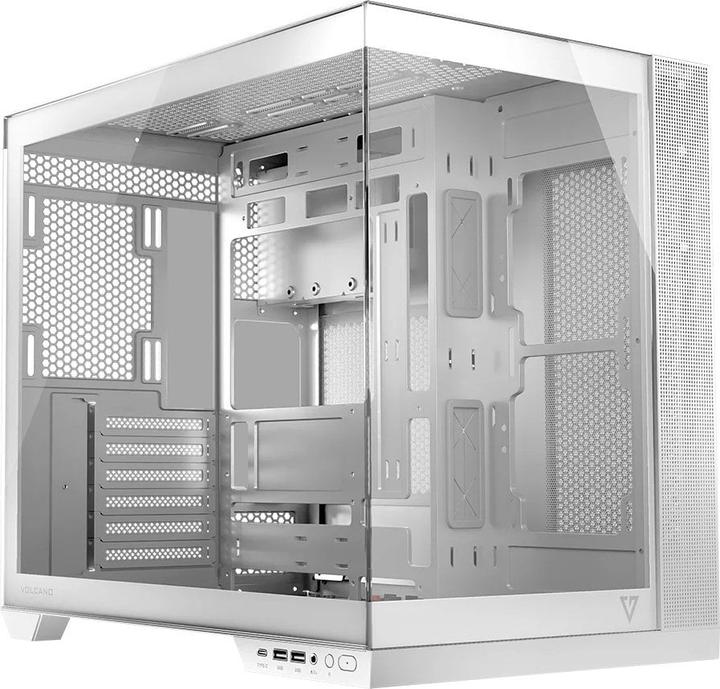 Actual product image Modecom Obudowa Volcano Panorama biała (AT-PANORAMA-NF-0000-20-000000-0002) (mATX, Mini-ITX)