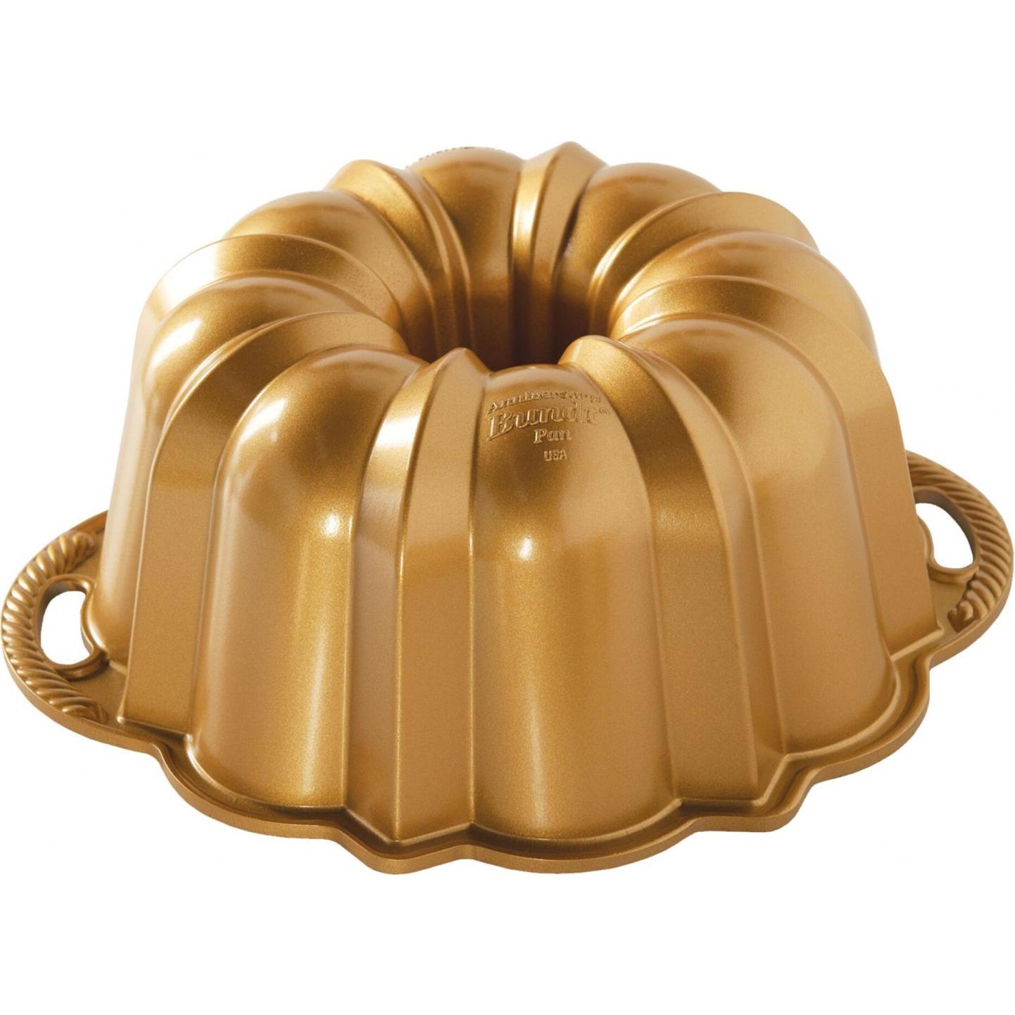 Nordic Ware Backform Anniversary Bundt Pan - 12 Cup, Backform, Gold