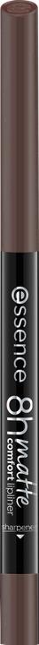essence 8h MATTE comfort lipliner (#563F32, 22 Frêne Attitude)