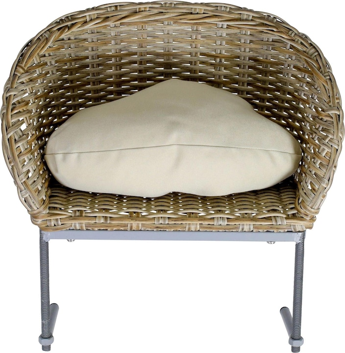 Greemotion Katzenkorb Rattan-Optik, Beige (Katze)