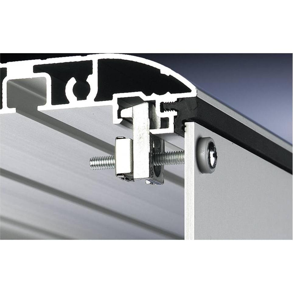 Rittal Befestigungssatz Optipanel 6058000, Serverschrank Zubehör, Grau