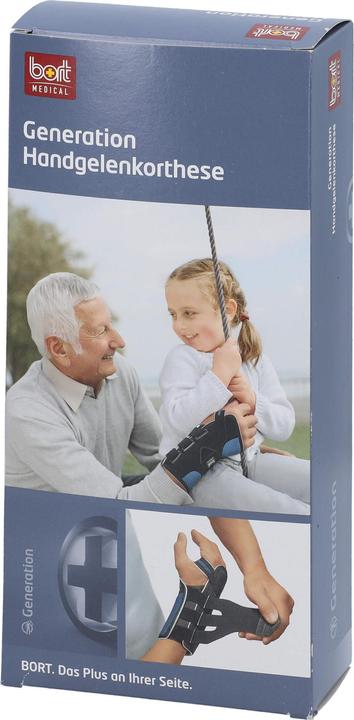 Produktbild Bort Medical Generation Handgelenkbandage M links blau (M)