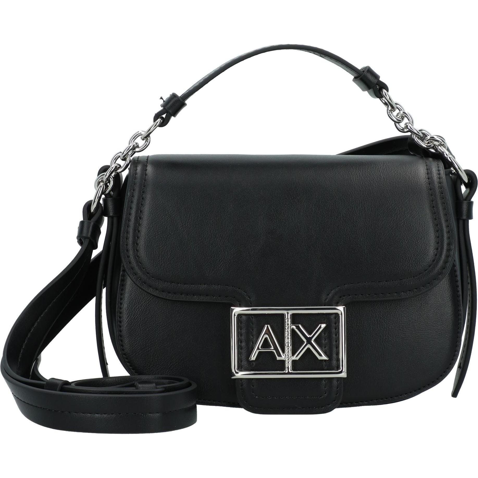 Armani Exchange, Handtasche, Handtasche 20 cm, Schwarz