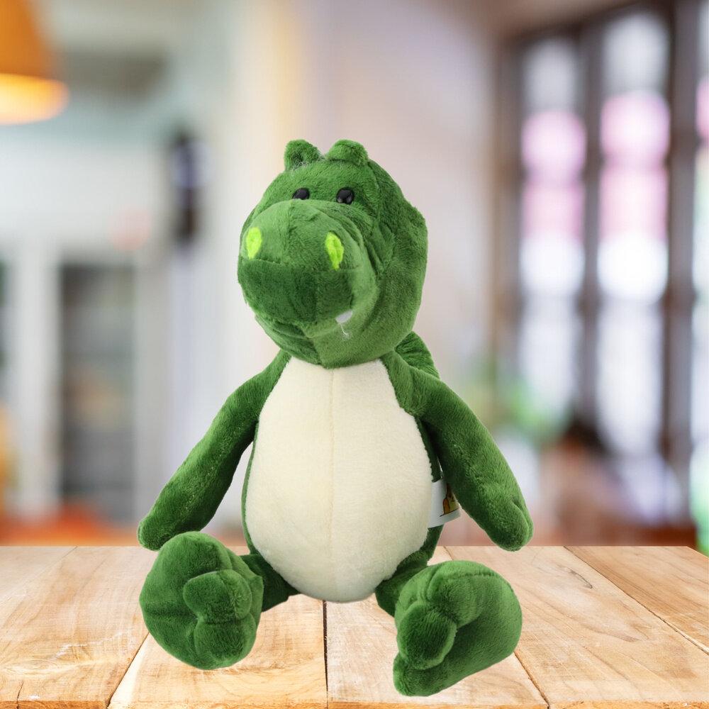 Lean Toys Lean Plüsch Maskottchen Huggable Krokodil Grün 25Cm (25 cm)