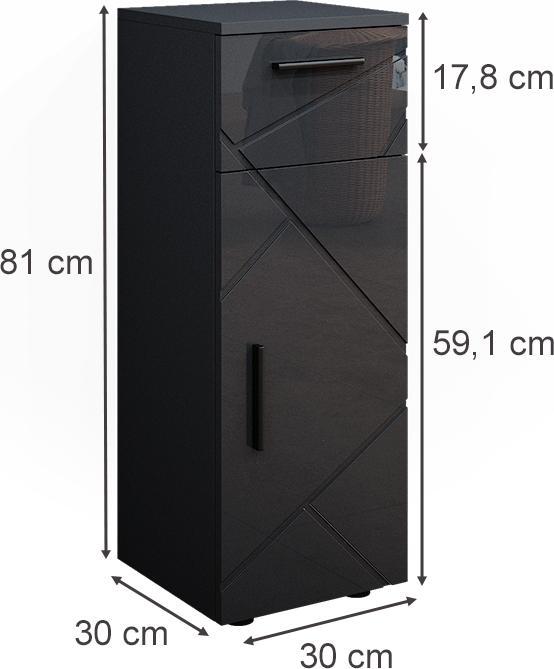 Produktbild Vicco Irma (30 x 30 x 81 cm)