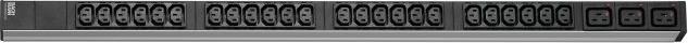 Image du produit Bachmann ALU Power Strip ALU 1U Power strip 24x IEC C13 + 3 IEC C19 Lock socket