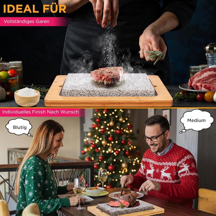 Image du produit Nutrichef Teppanyaki-Grillplatte aus Granitstein