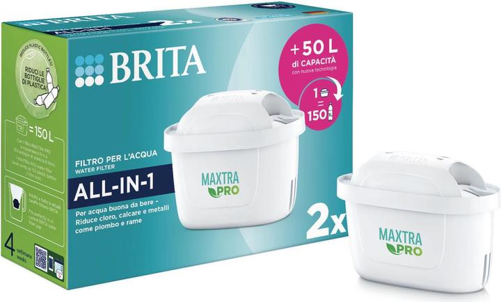 Image du produit Brita Maxtra Pro 2 filters ALL IN 1 4006387122287 Cartouche filtrante blanche (2 x)