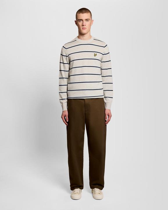 Produktbild Lyle and Scott Gestreifter Baumwollpullover (S)