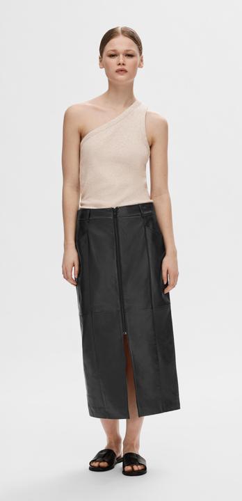 Actual product image Selected Femme Sleeveless one-shoulder top (XL)