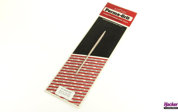 Actual product image Perma-Grit needle file "triangular" 140mm (140 mm)