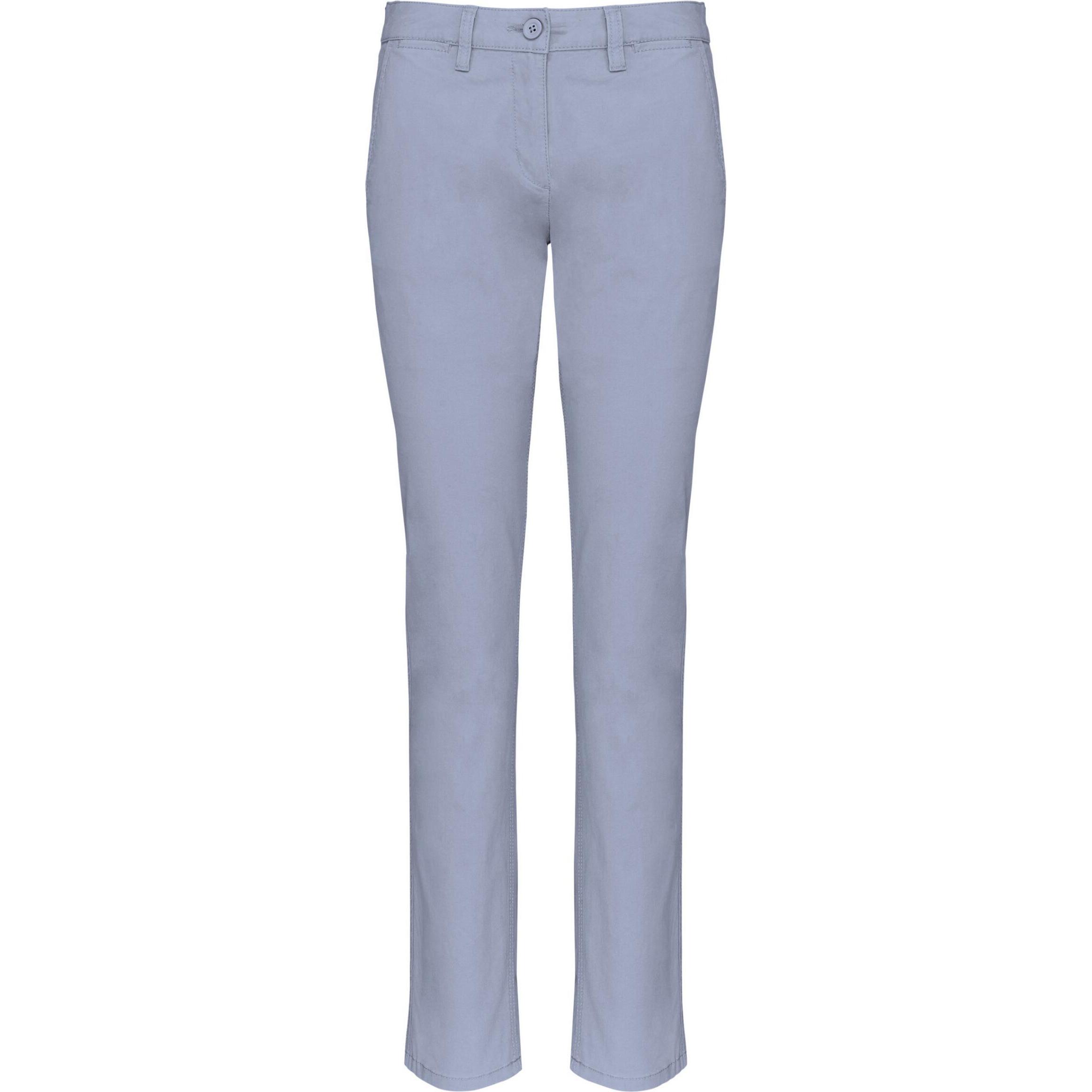 Kariban, Damen, Hosen, Chinohose Frau, Blau, (42)