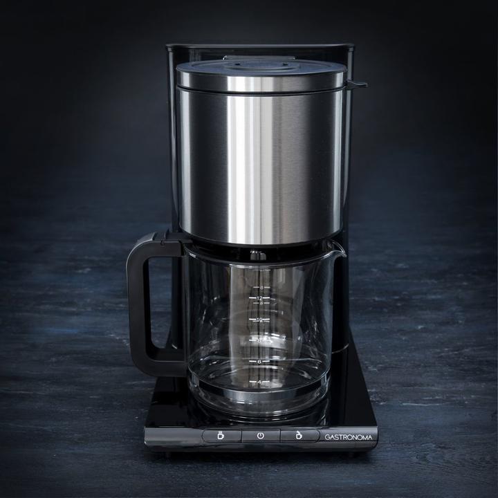 Actual product image Gastronoma 18100003 - Koffiezetapparaat 1.5L, zwart/roestvrij staal