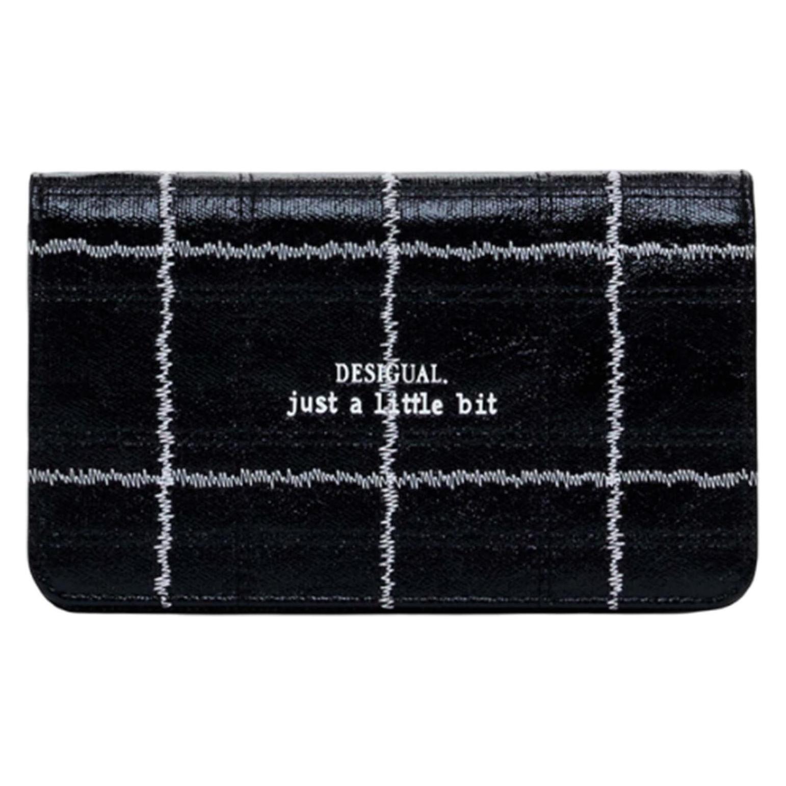 Desigual, Damen, Portemonnaie, Mai-Tai Magda Clutch Geldbörse 19 Cm, Schwarz