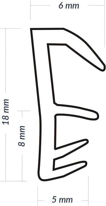 Image du produit Dq-PP Joint de feuillure de l'aile