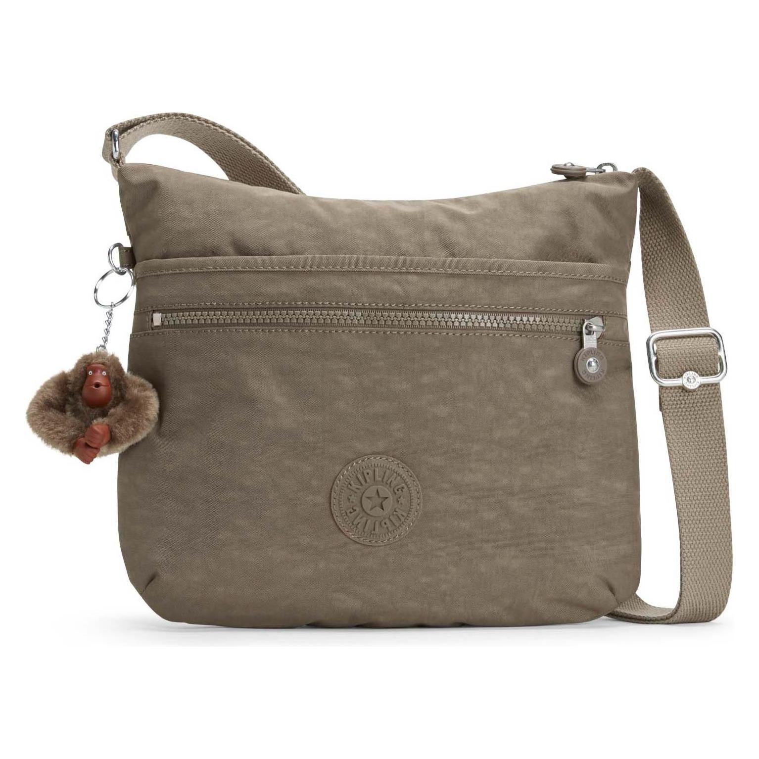 Kipling, Vrouwen, Handtas, Basic Ewo Schoudertas 28 Cm, Beige