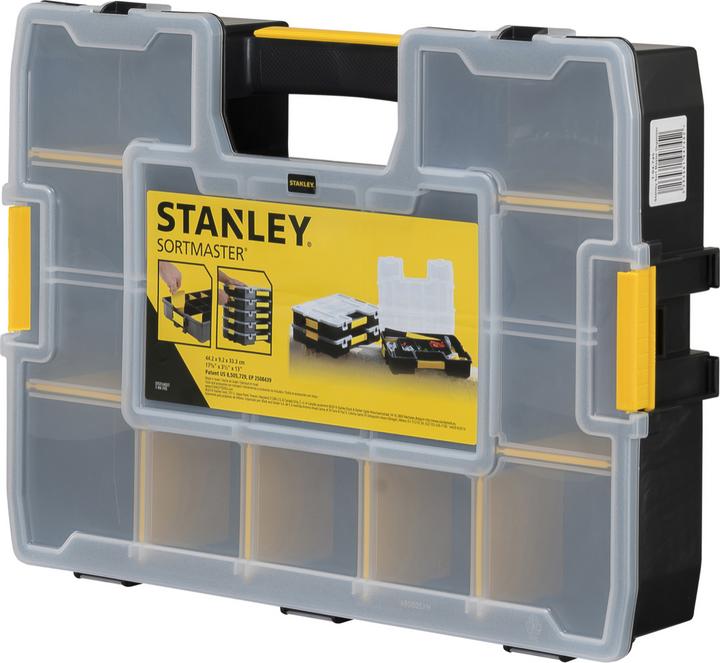 Produktbild Stanley Werkzeugkasten L mit herausnehmbaren Trennwänden